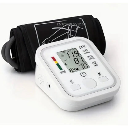 Monitor de Pressão Arterial Digital para Braço, Automático e Preciso, Ideal para Uso Doméstico, Ideal para Idosos e Monitoramento Diário
