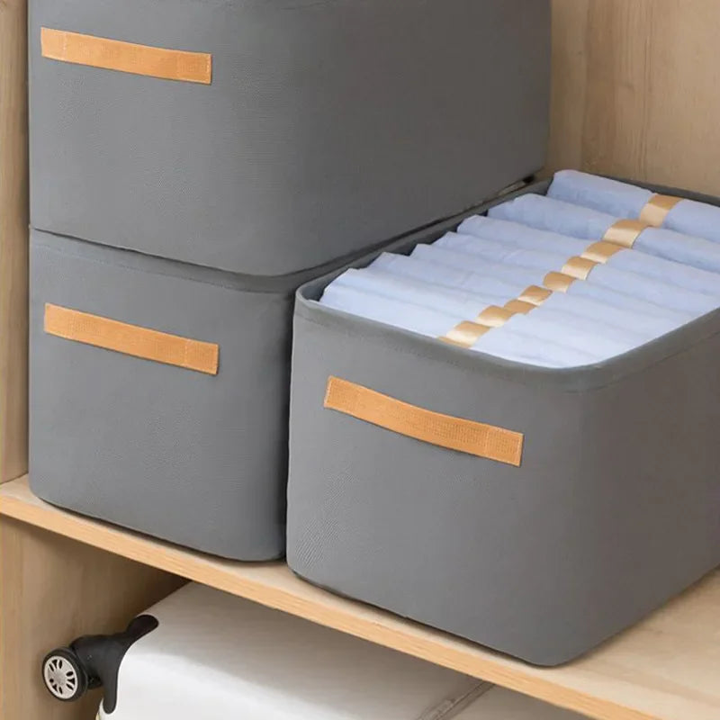 Engrossar roupas organizador calças camisola armários de armazenamento gavetas organizador jeans caixa de armazenamento guarda-roupa organizadores de armazenamento de roupas