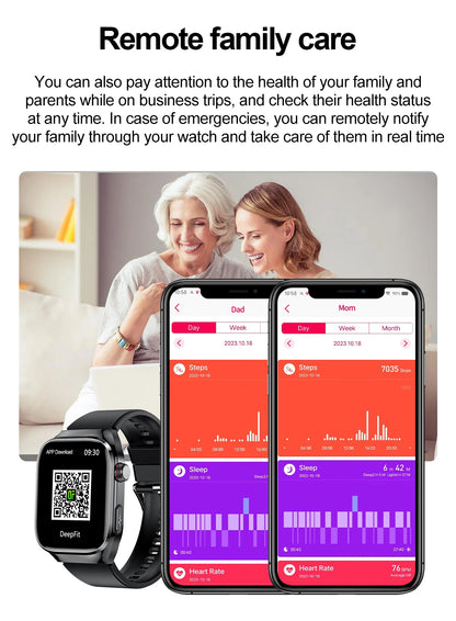 2025new micro exame físico relógio inteligente para homens ácido úrico gordura corporal cinco órgãos relógios de saúde bluetooth chamada smartbracelet