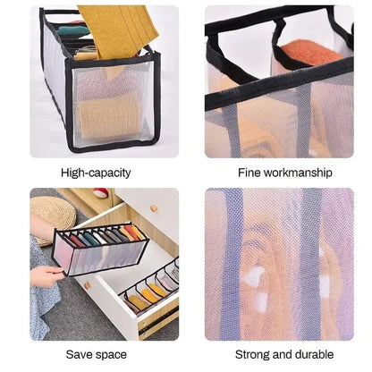 Kit 3 peças Organizador De Gaveta De Sutiã Sutia Dobrável Caixa De Armazenamento Divisor Cuecas Roupeiro Casa