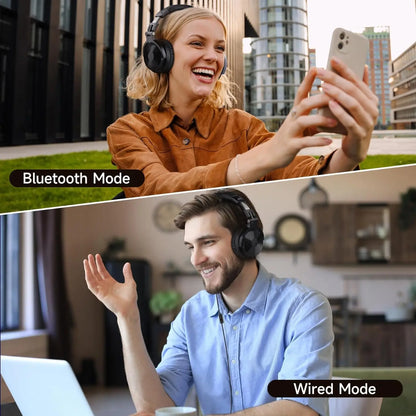 Oneodio pro-c fones de ouvido sem fio bluetooth com microfone 110hr