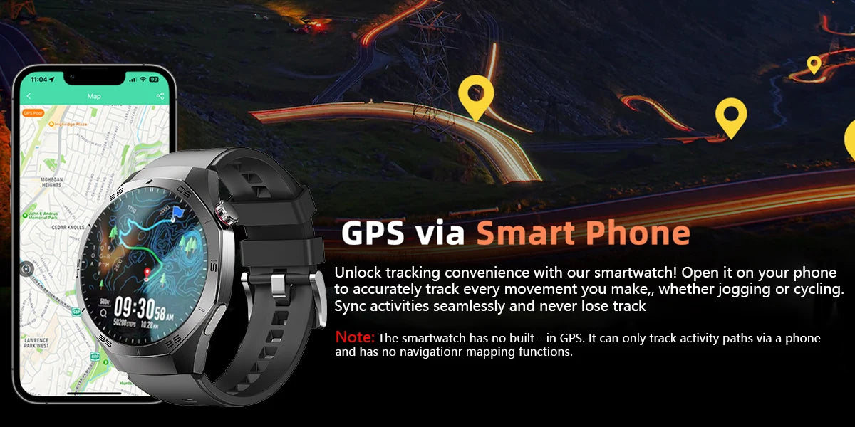 2025new para android e ios relógio inteligente masculino tela amoled gps trajetória de movimento freqüência cardíaca bluetooth chamadas smartwatch à prova dwaterproof água